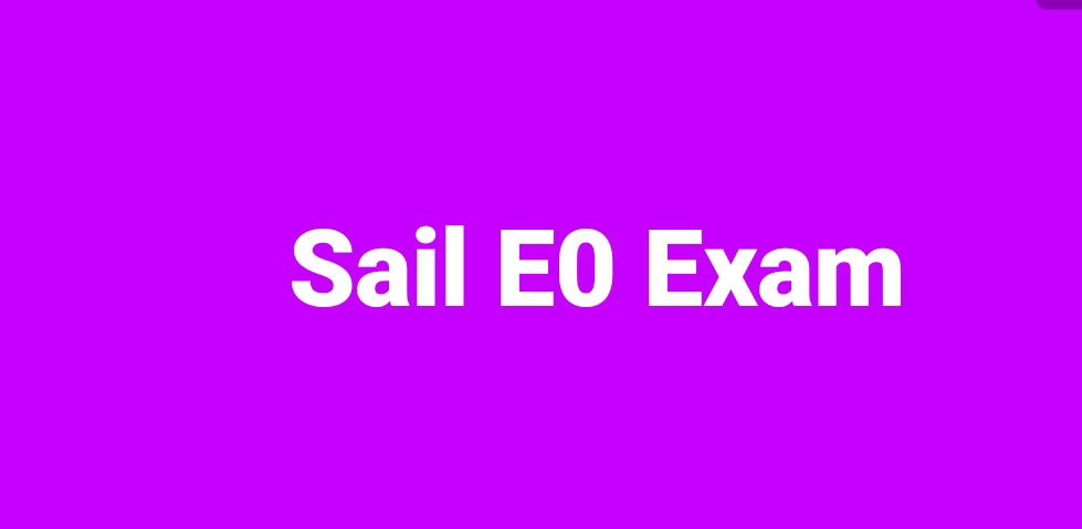 SAIL EO Exam