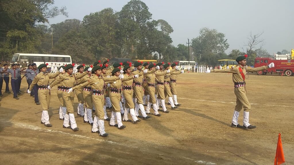 Republic day-परेड करते जवान